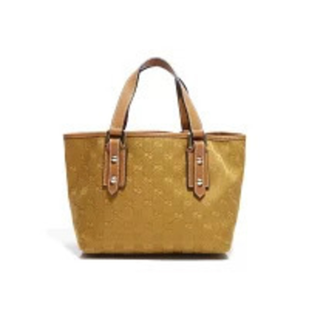 Gucci Canvas Shoulder gold bag GG Handbag